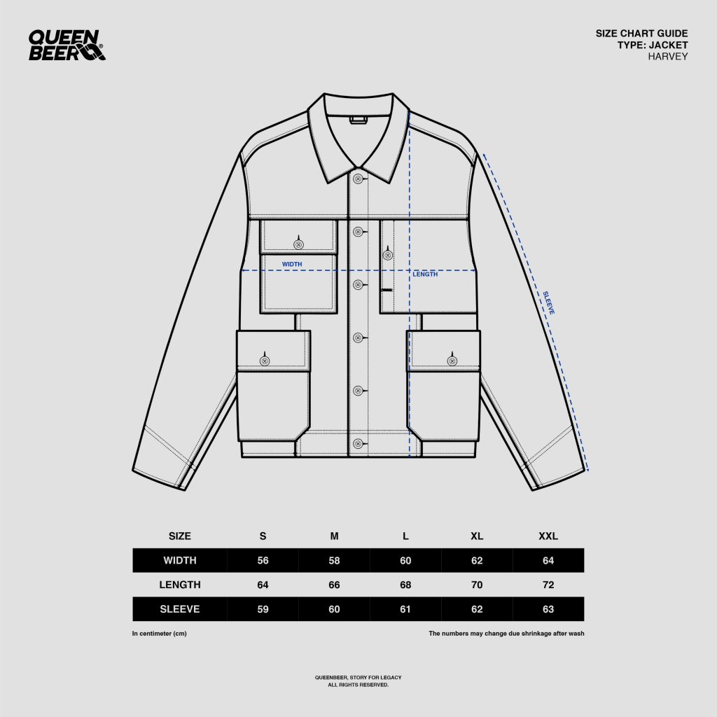 Queenbeer - Jacket Harvey Black