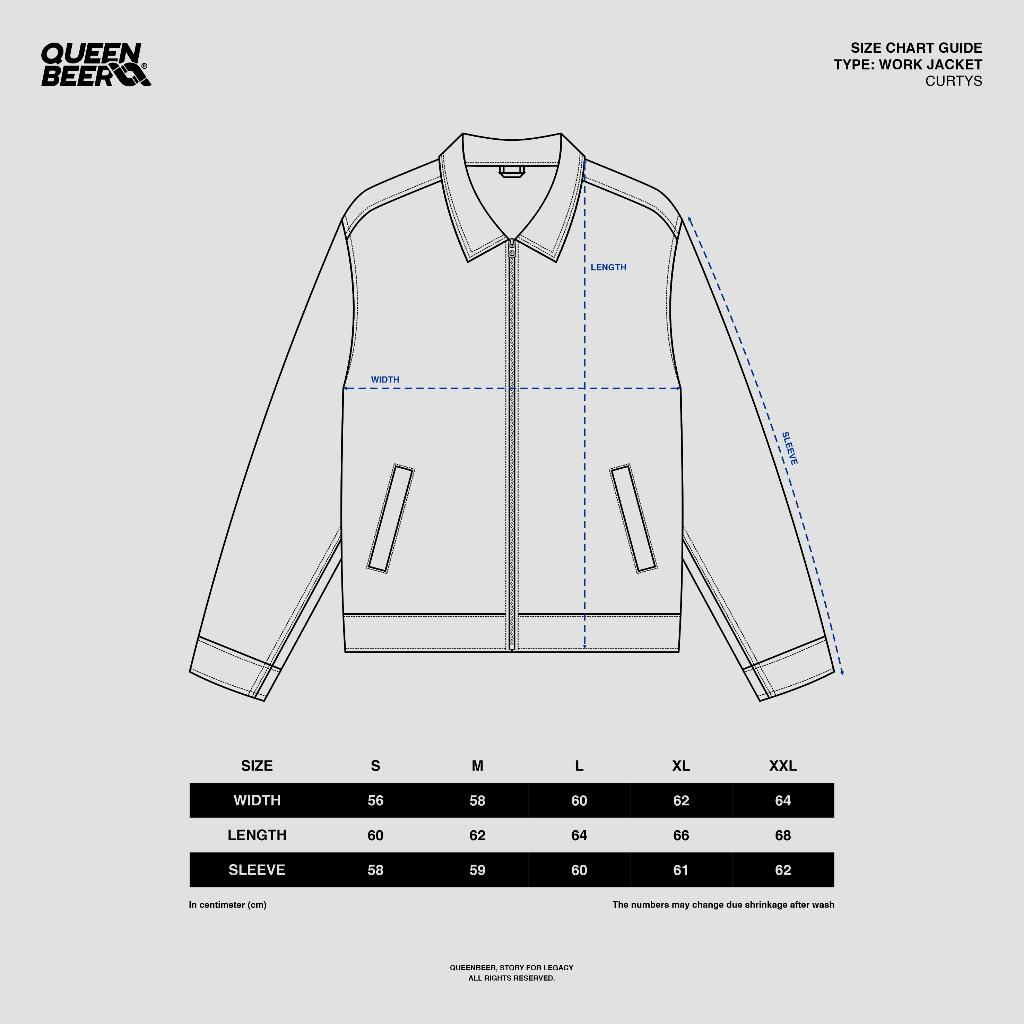 Queenbeer - Work Boxy Jacket Curtys