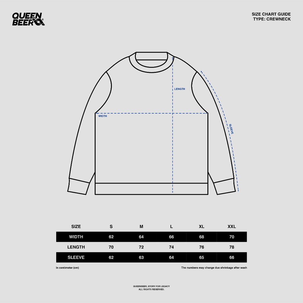Queenbeer - Heavyweight Crewneck Campbell