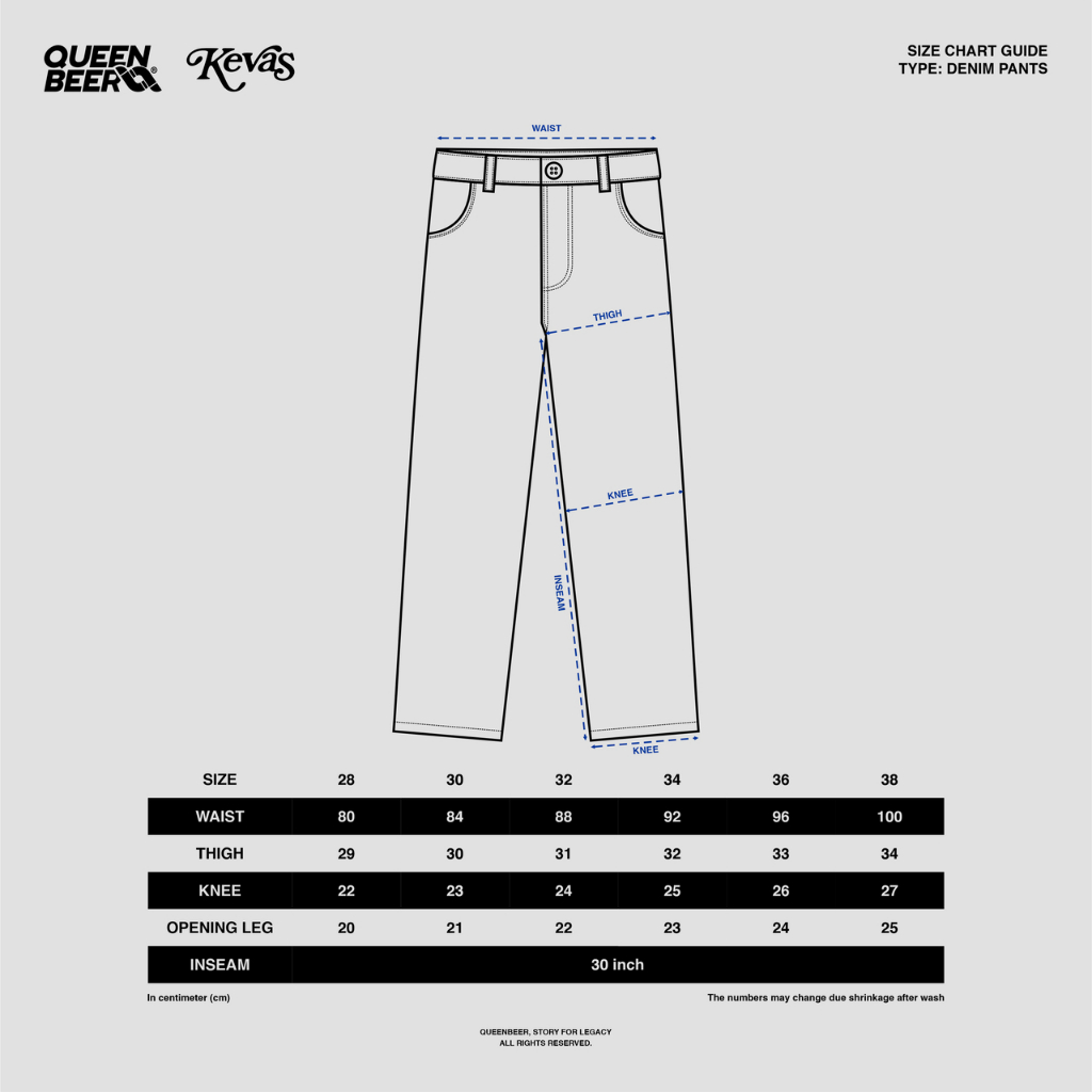 Queenbeer X Kevas Opechanca Navajo Denim Pants