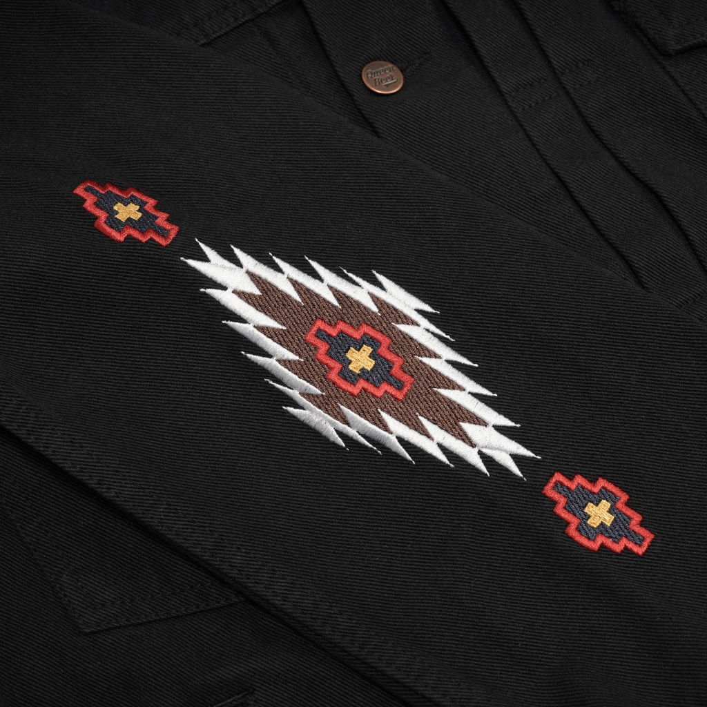 Queenbeer X Kevas Opechanca Navajo Denim Jacket
