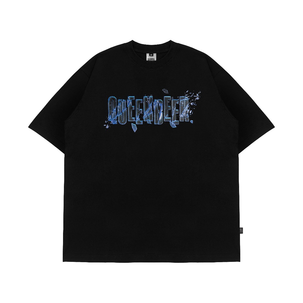 Queenbeer - T-shirt Glasses Black