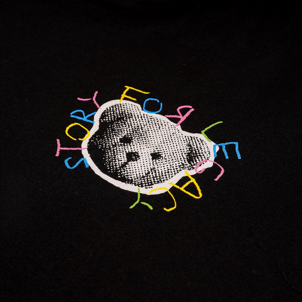 Queenbeer - T-shirt Barney Black