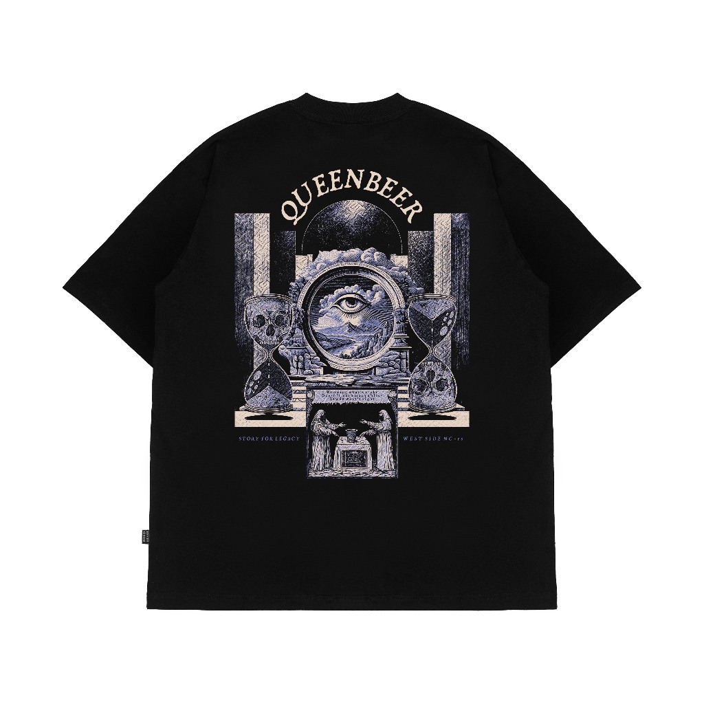 Queenbeer - T-shirt Unless Black