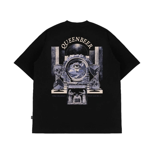 Queenbeer - T-shirt Unless Black