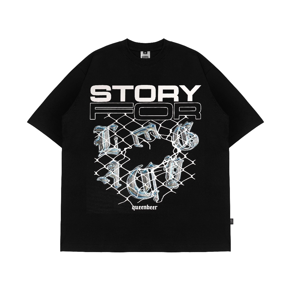Queenbeer - T-shirt Wire Black