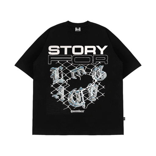 Queenbeer - T-shirt Wire Black