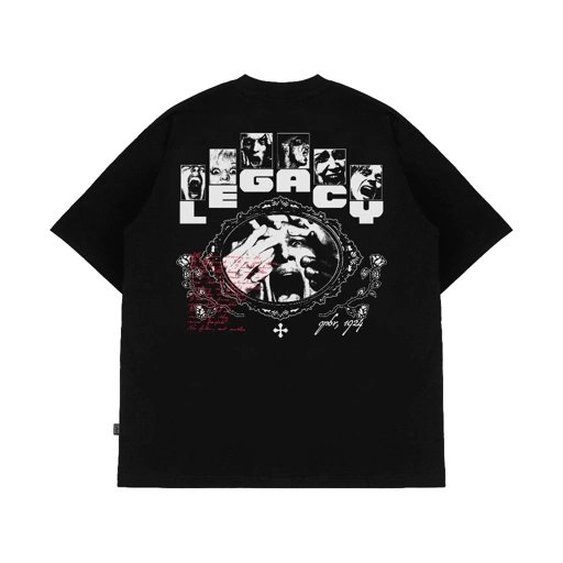 Image of Queenbeer - T-shirt Frame Black