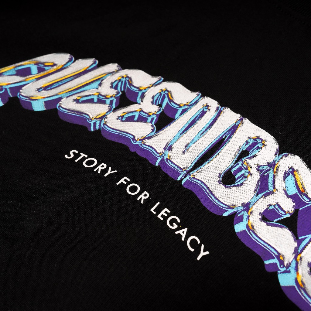 Queenbeer - T-shirt Slant Black