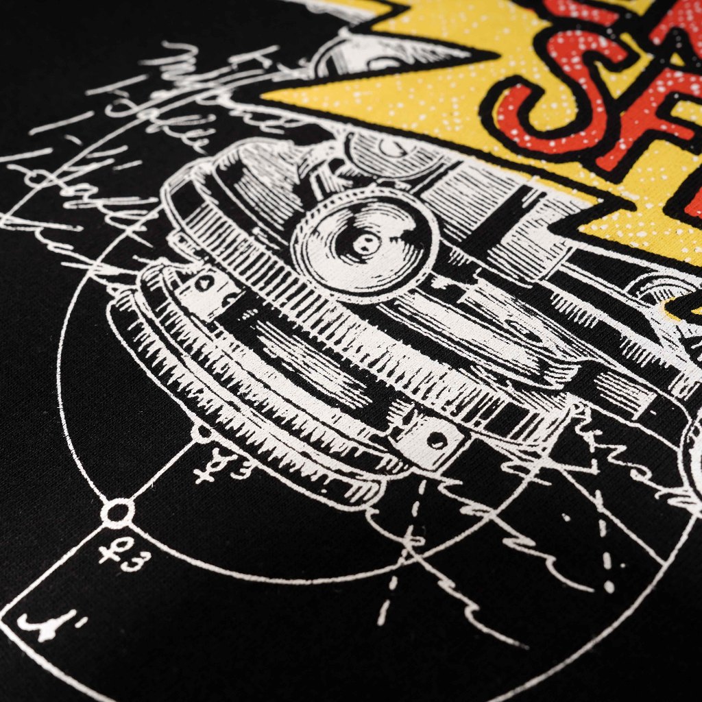 Queenbeer - T-shirt Mitchell Black