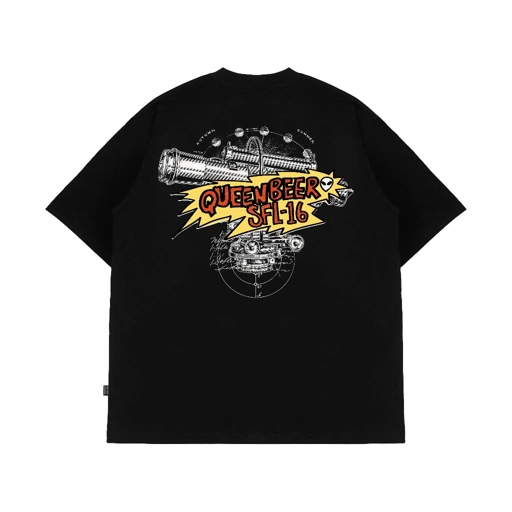 Image of Queenbeer - T-shirt Mitchell Black