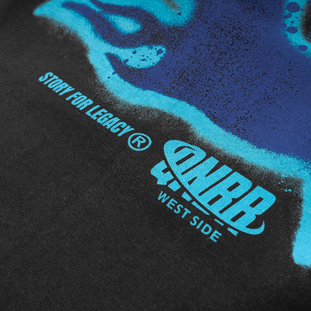 Queenbeer - T-shirt Burned Dark Grey