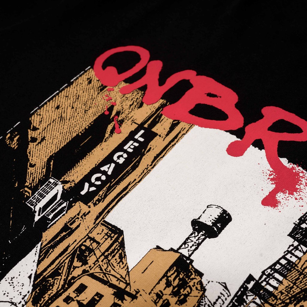 Queenbeer - T-shirt Traffic Black