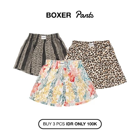 Queenbeer - Boxer Pants / Celana Boxer