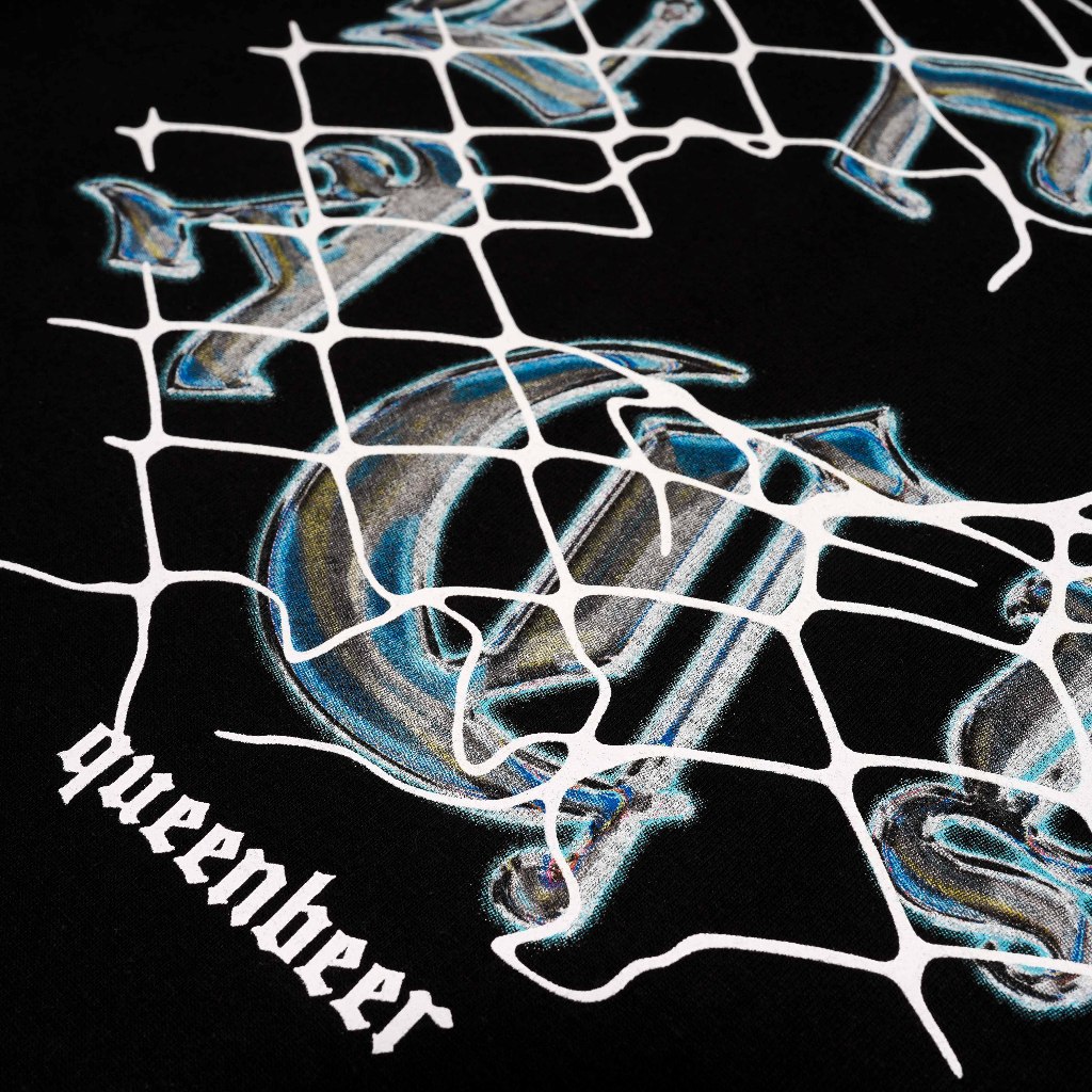 Queenbeer - T-shirt Wire Black