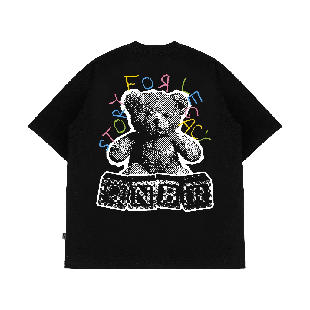 Queenbeer - T-shirt Barney Black