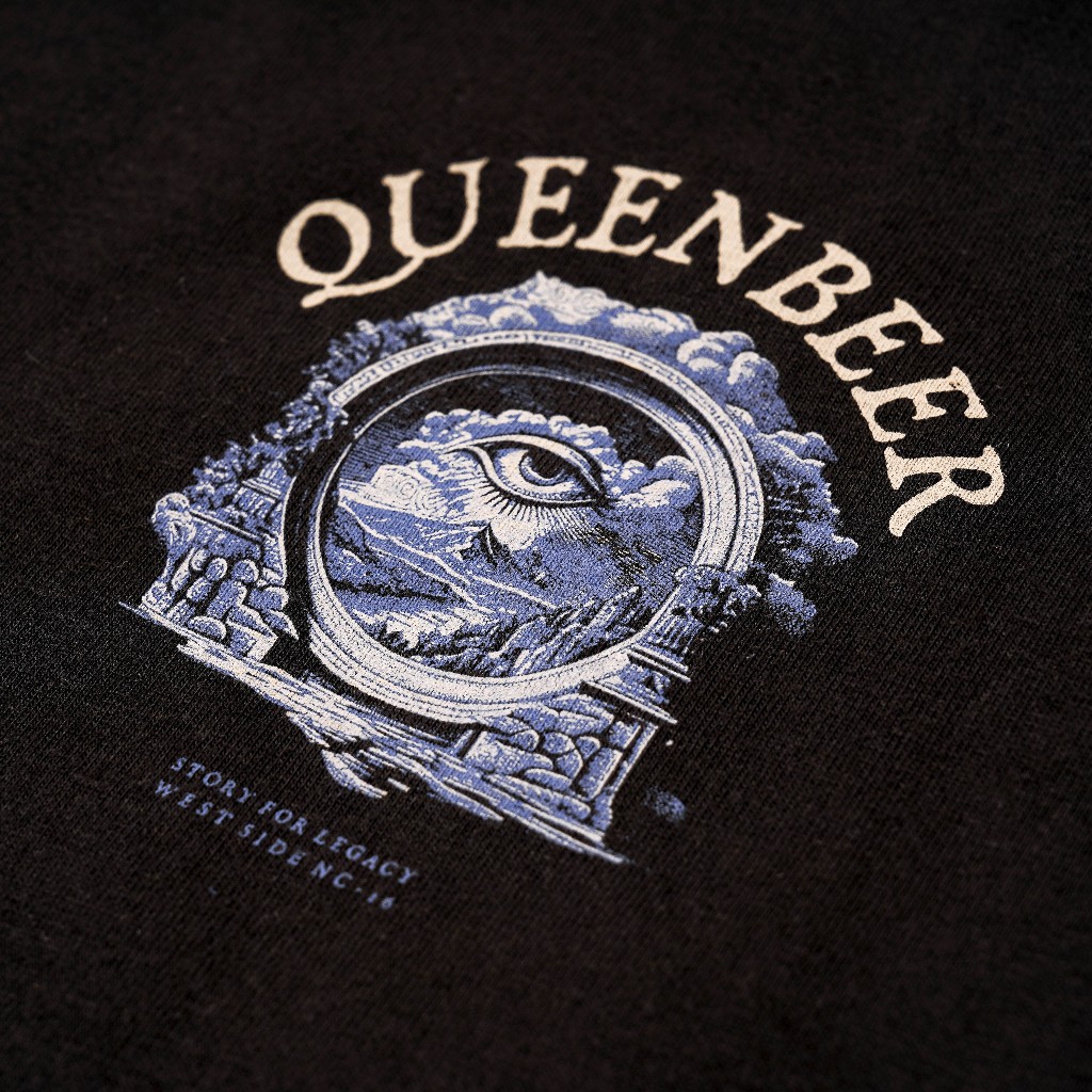 Queenbeer - T-shirt Unless Black