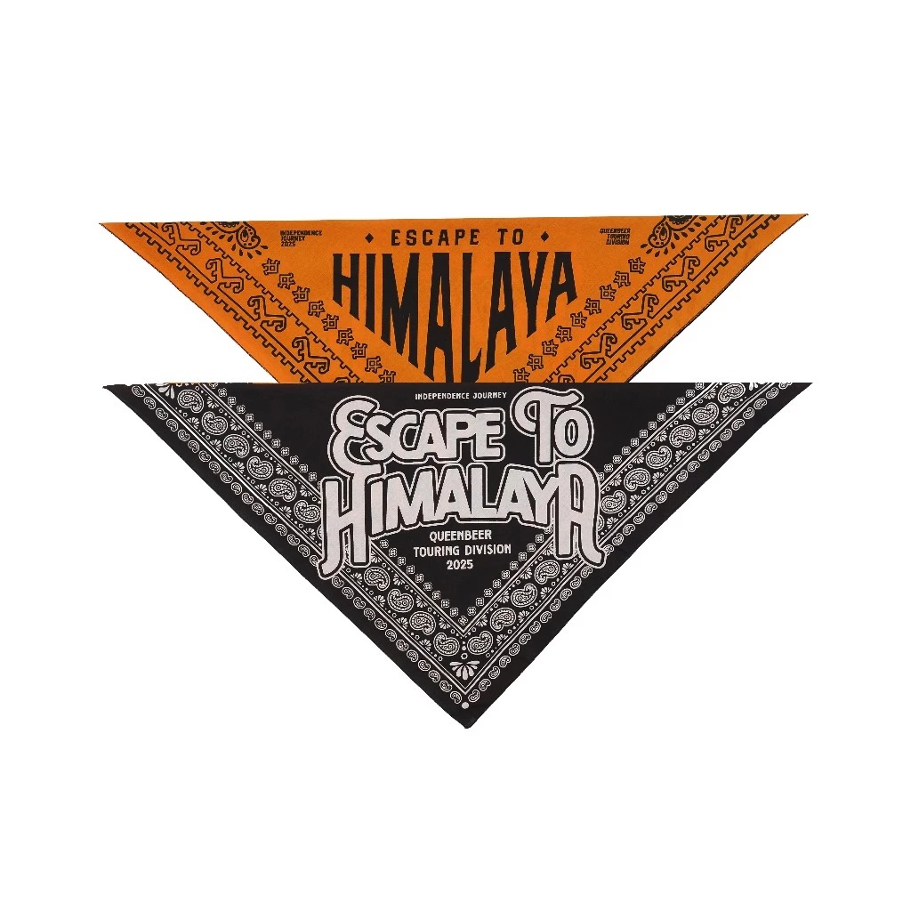 Queenbeer - Bandana Slayer Flora Black Orange