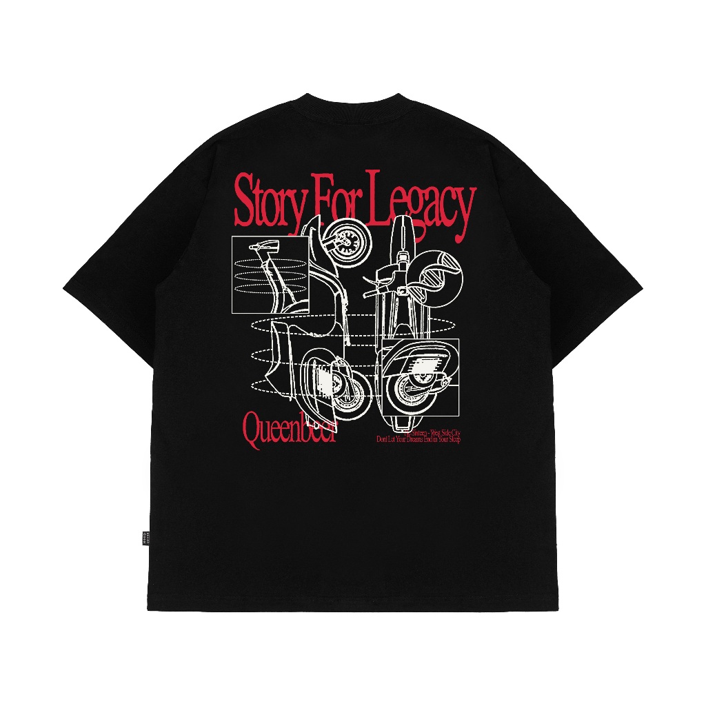 Queenbeer - T-shirt Draco Black