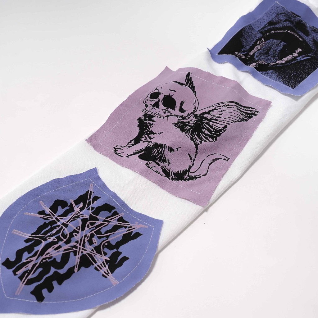 Queenbeer - T-shirt Longsleeve Patches
