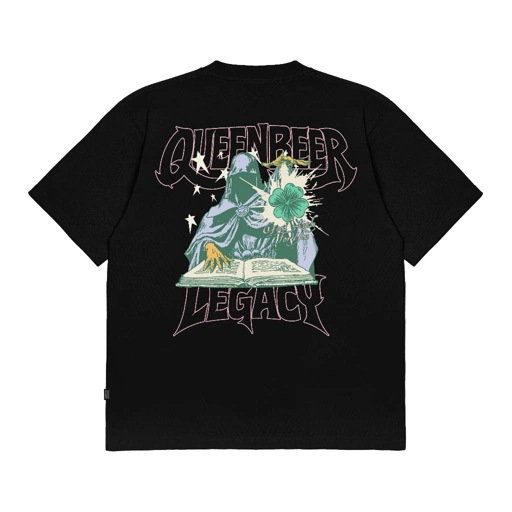 Image of Queenbeer - T-shirt Clover Black