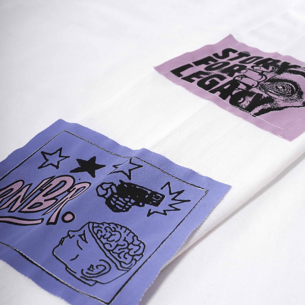 Queenbeer - T-shirt Longsleeve Patches