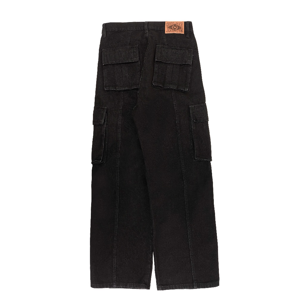 Queenbeer - Denim Pants Wide Fit Rhodes