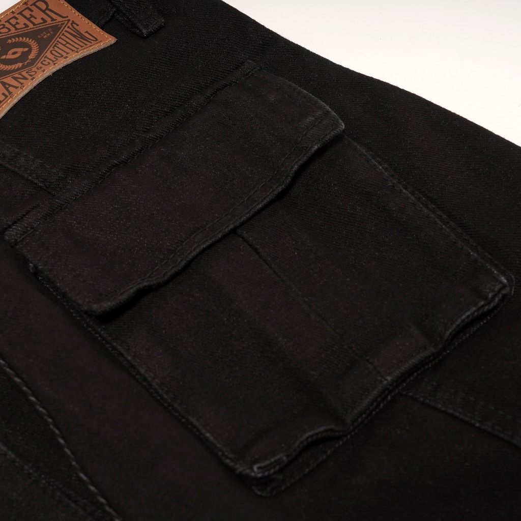 Queenbeer - Denim Pants Wide Fit Rhodes
