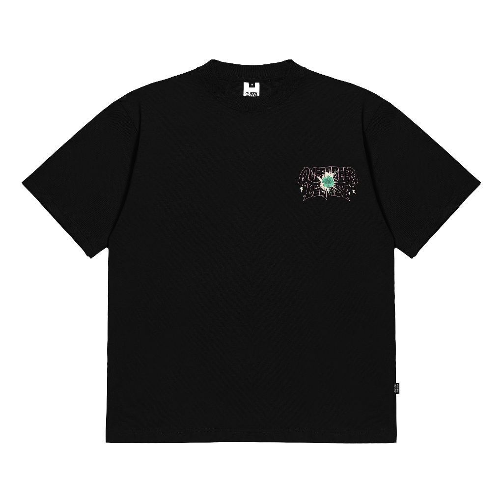 Queenbeer - T-shirt Clover Black