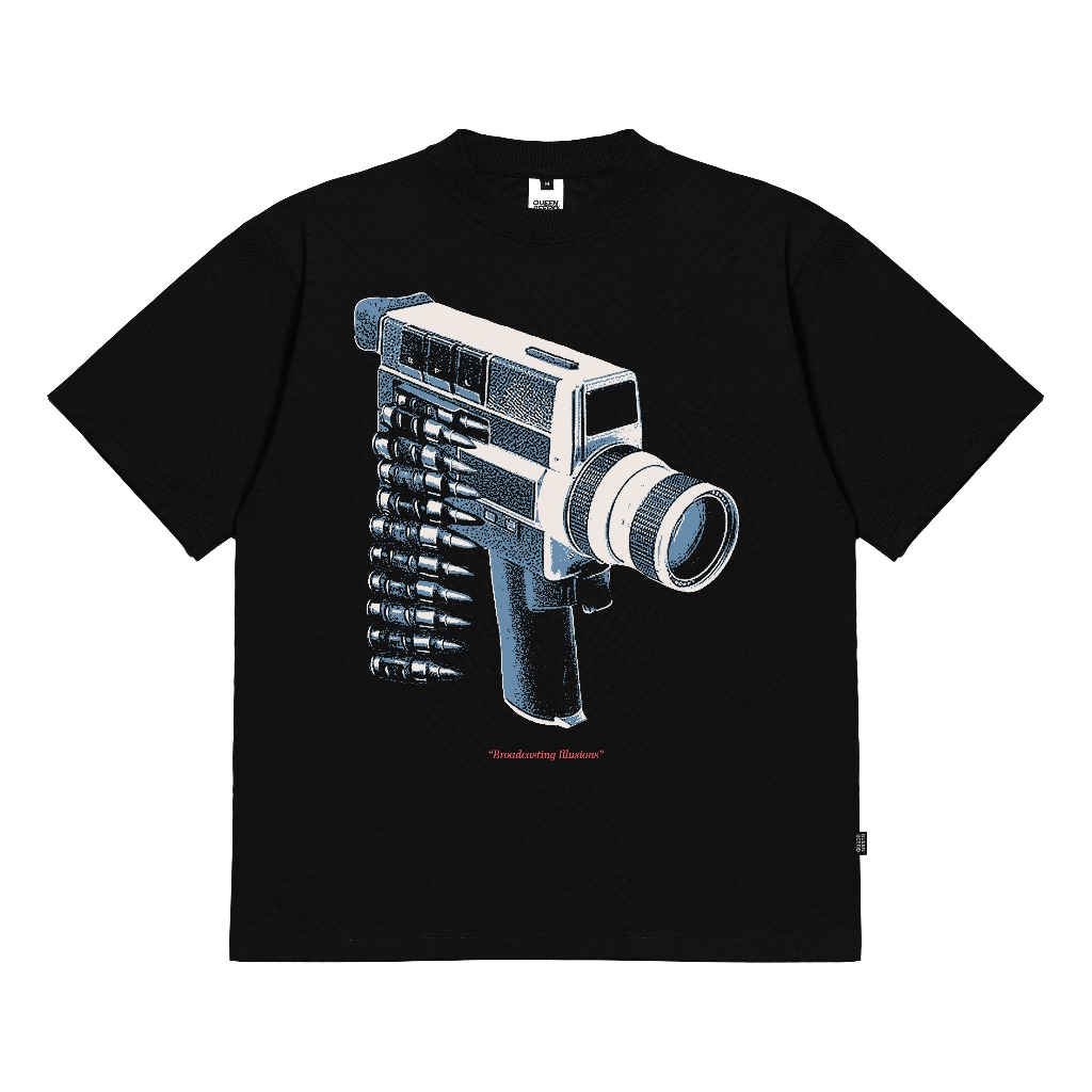 Queenbeer - T-shirt Yashie Black