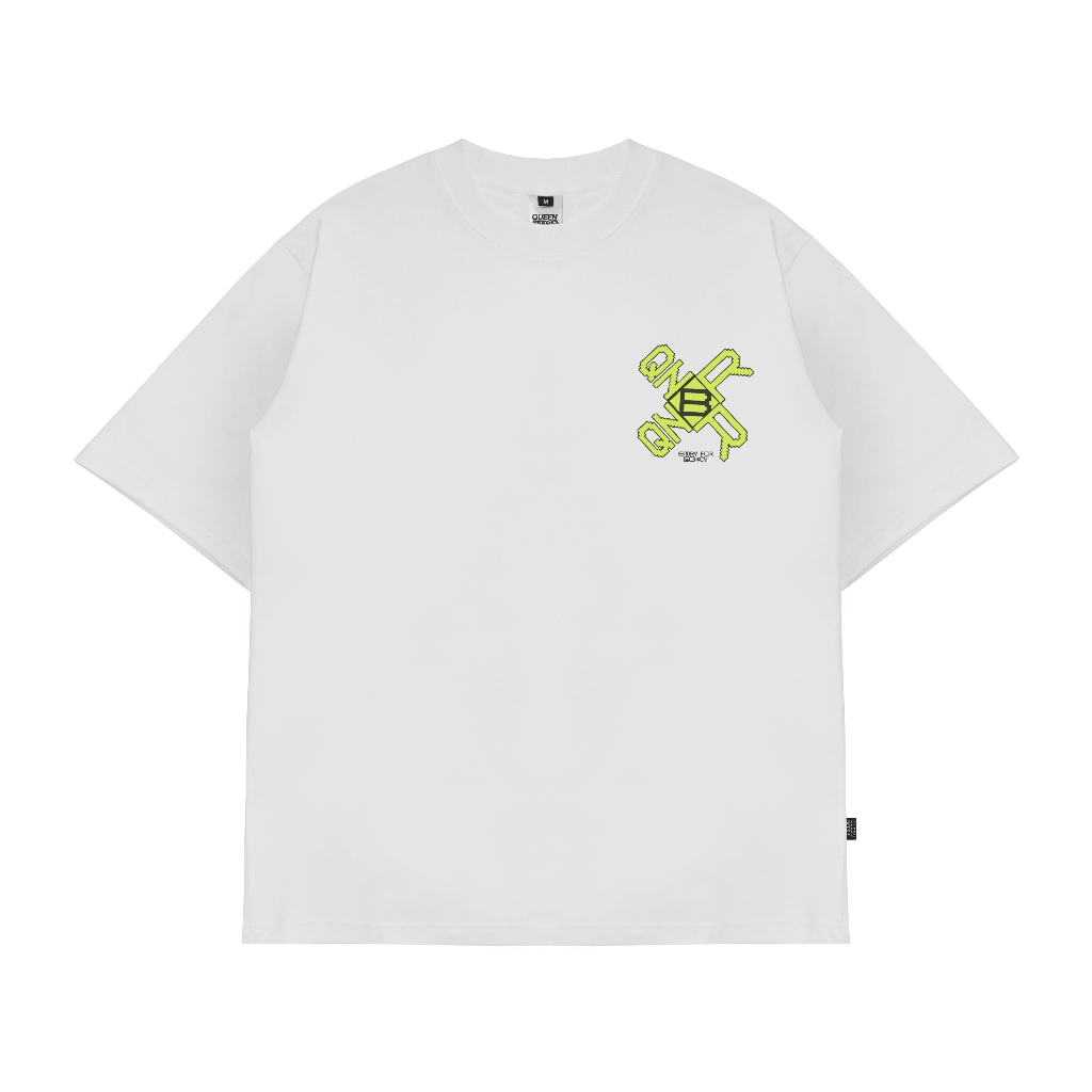Queenbeer - T-shirt Circle White