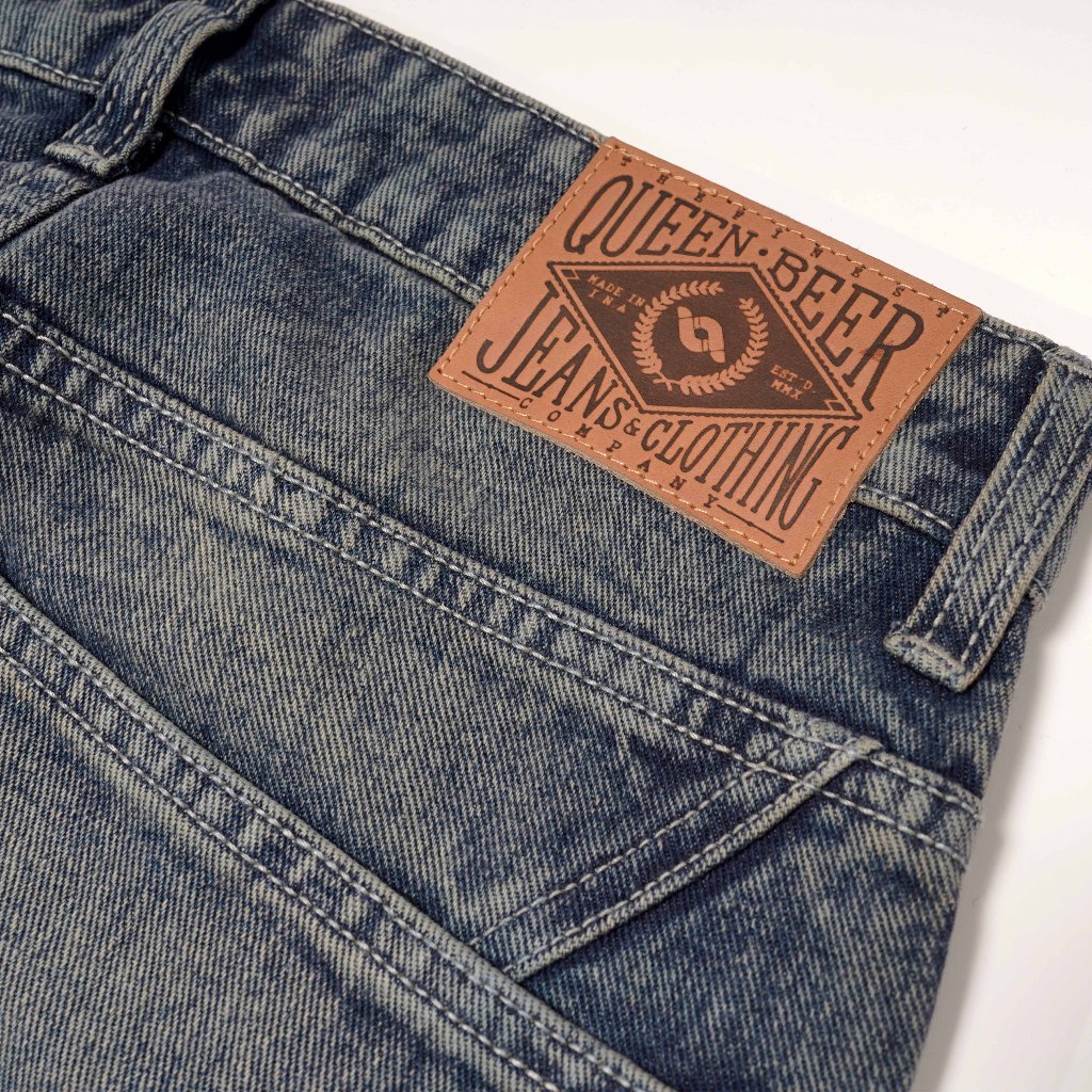 Queenbeer - Denim Pants Loose Fit Marvin