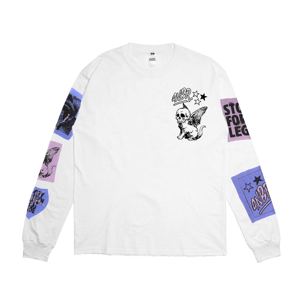 Queenbeer - T-shirt Longsleeve Patches