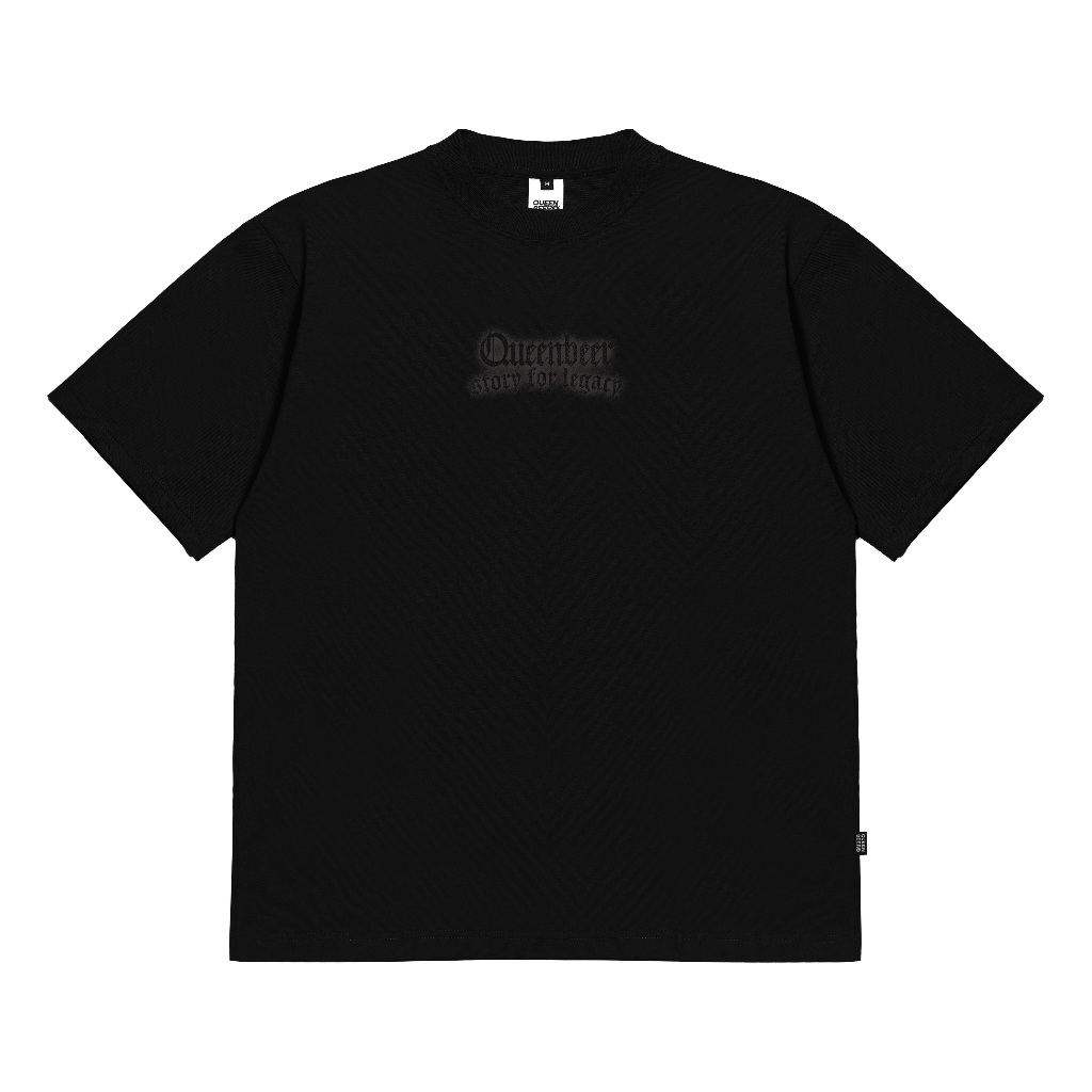 Queenbeer - T-shirt Borders Black