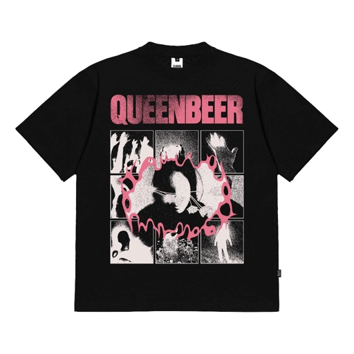 Image of Queenbeer - T-shirt Burner Black