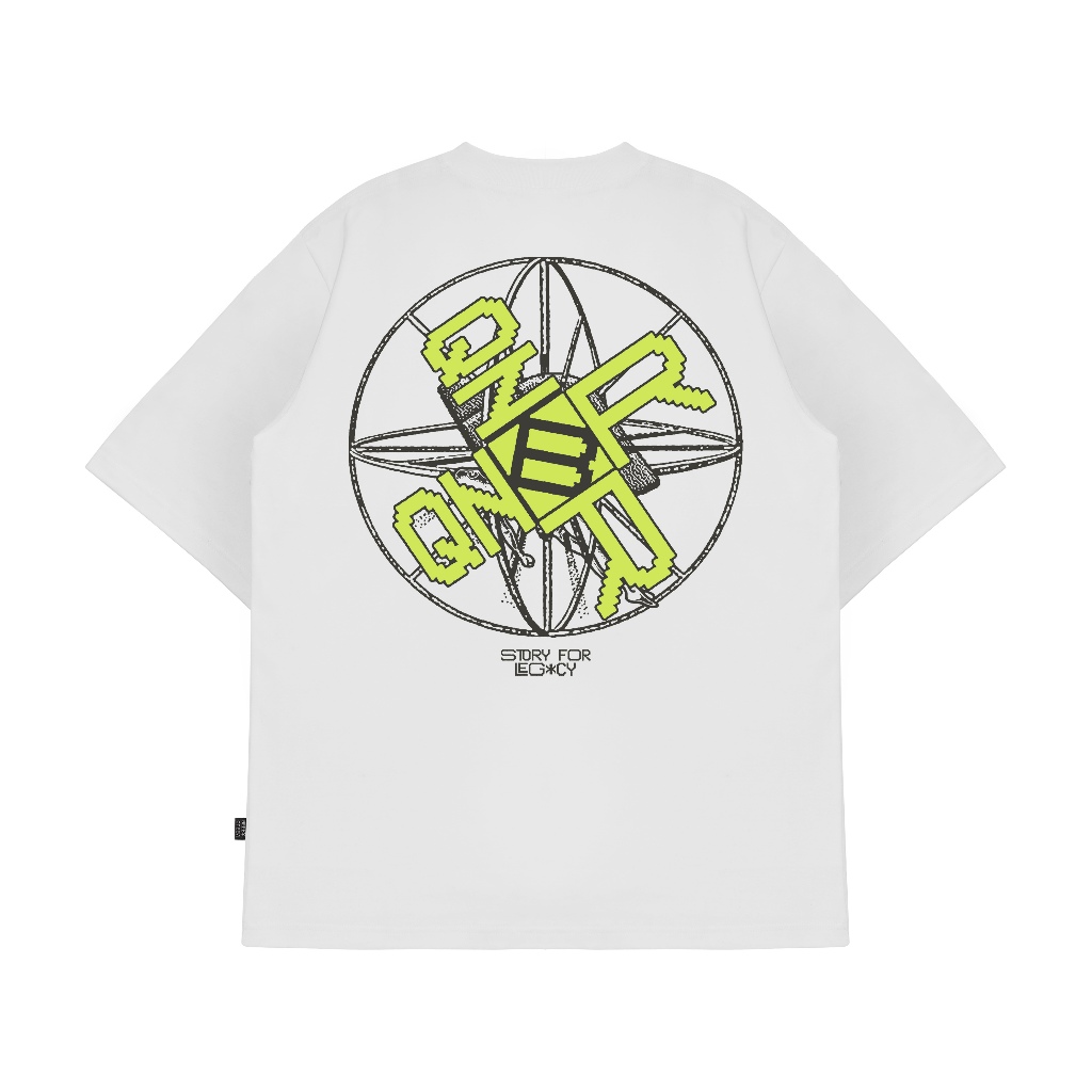 Queenbeer - T-shirt Circle White