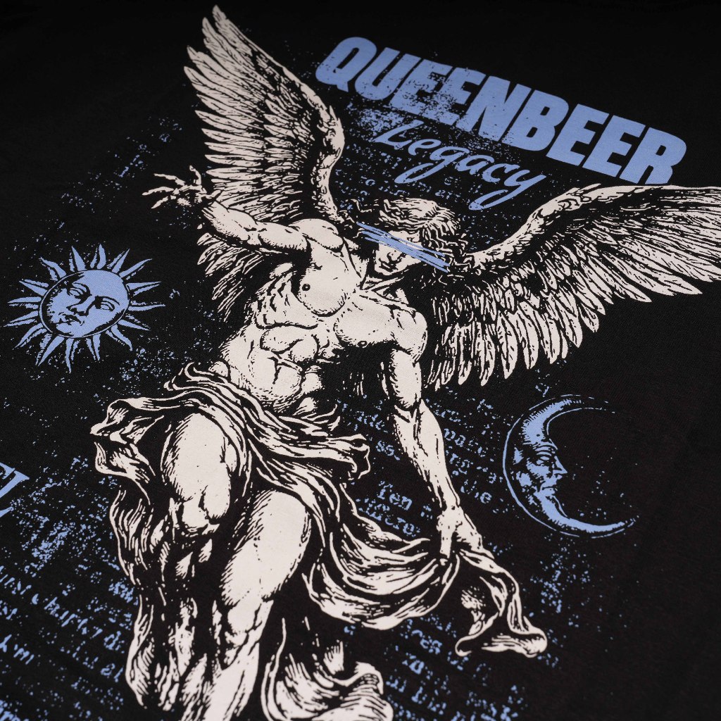 Queenbeer - T-shirt Desire Black