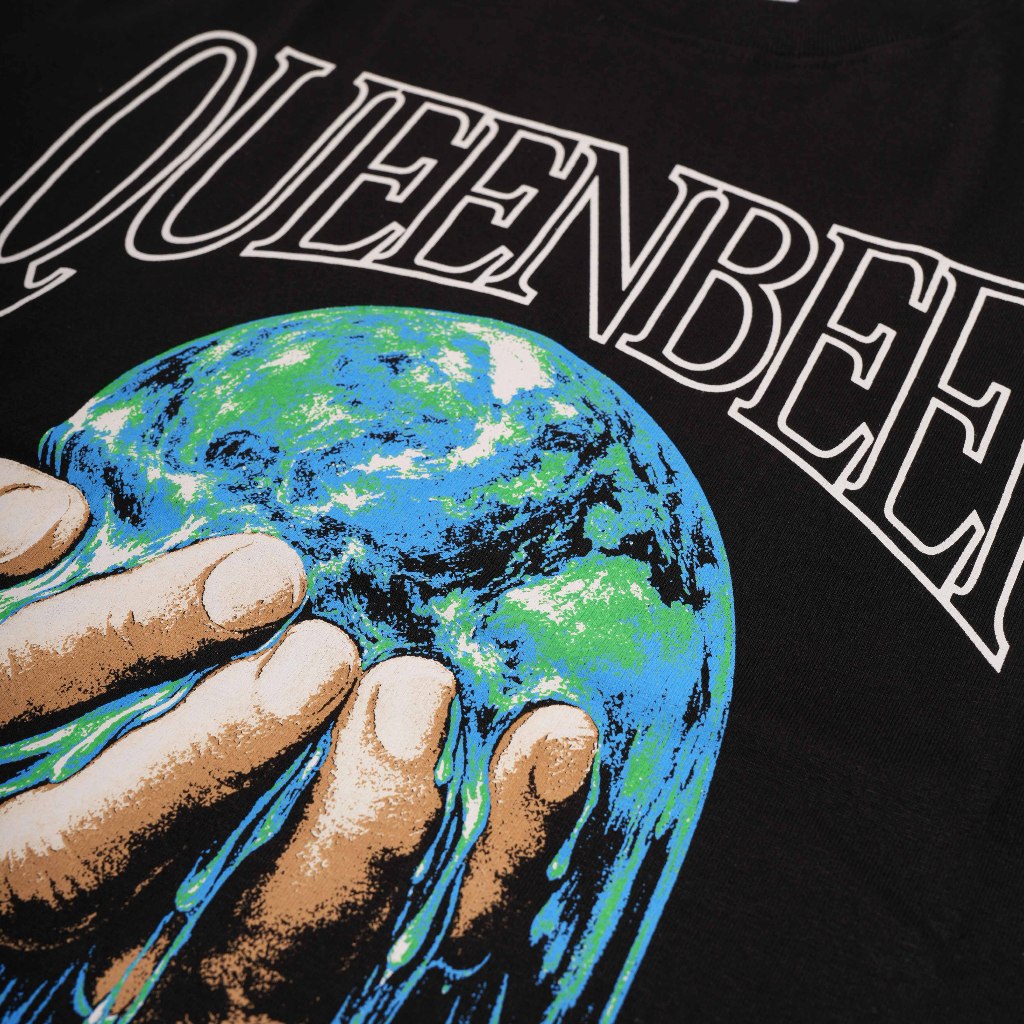 Queenbeer - T-shirt Outlaws Black