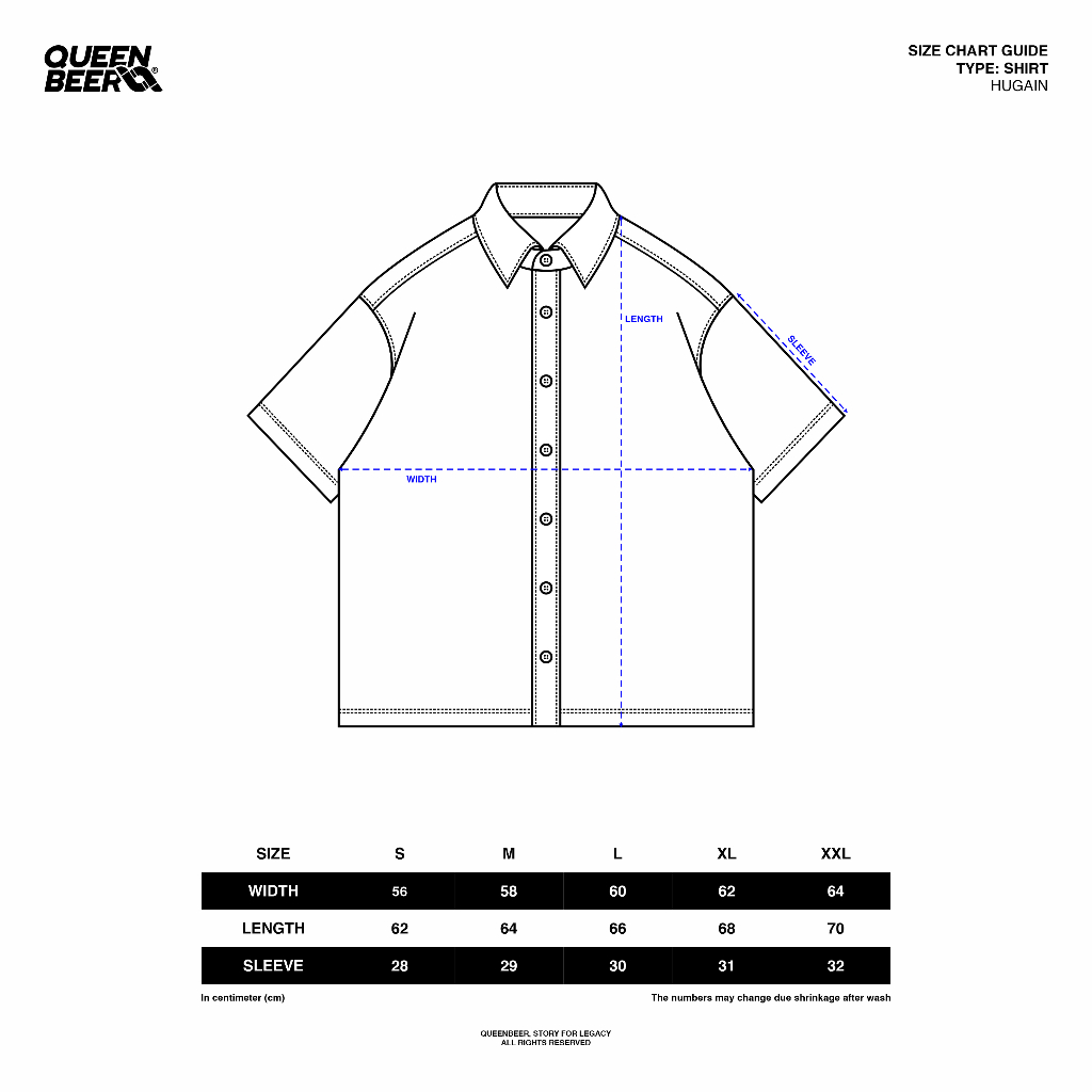 Queenbeer - Shirt Hugain Boxy Fit