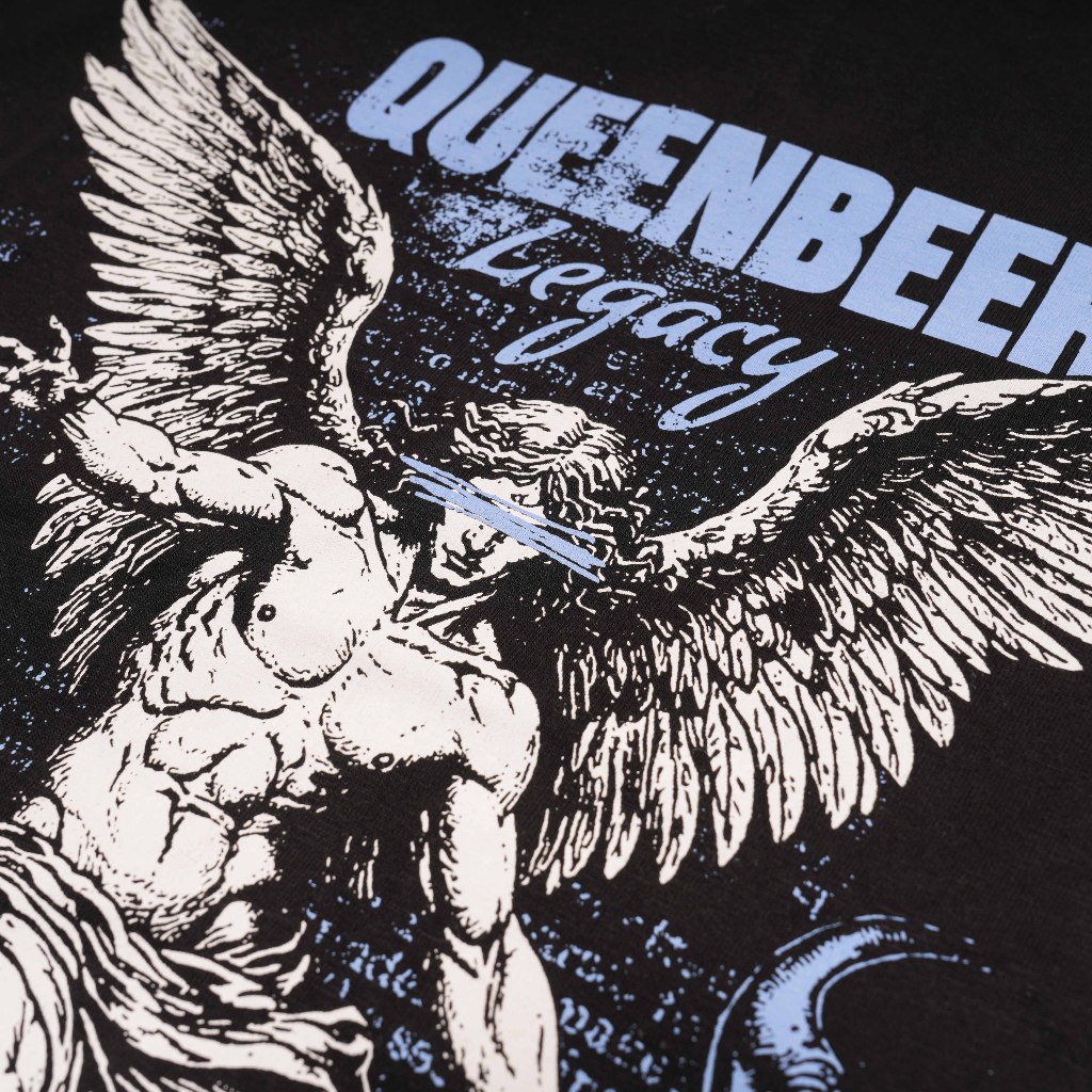 Queenbeer - T-shirt Desire Black