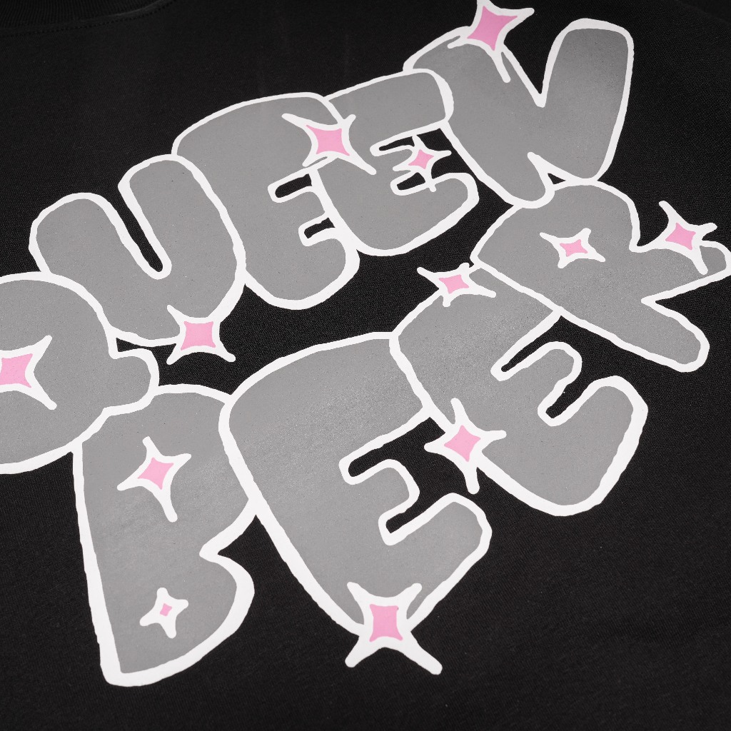 Queenbeer - T-shirt Danielle Extend Black
