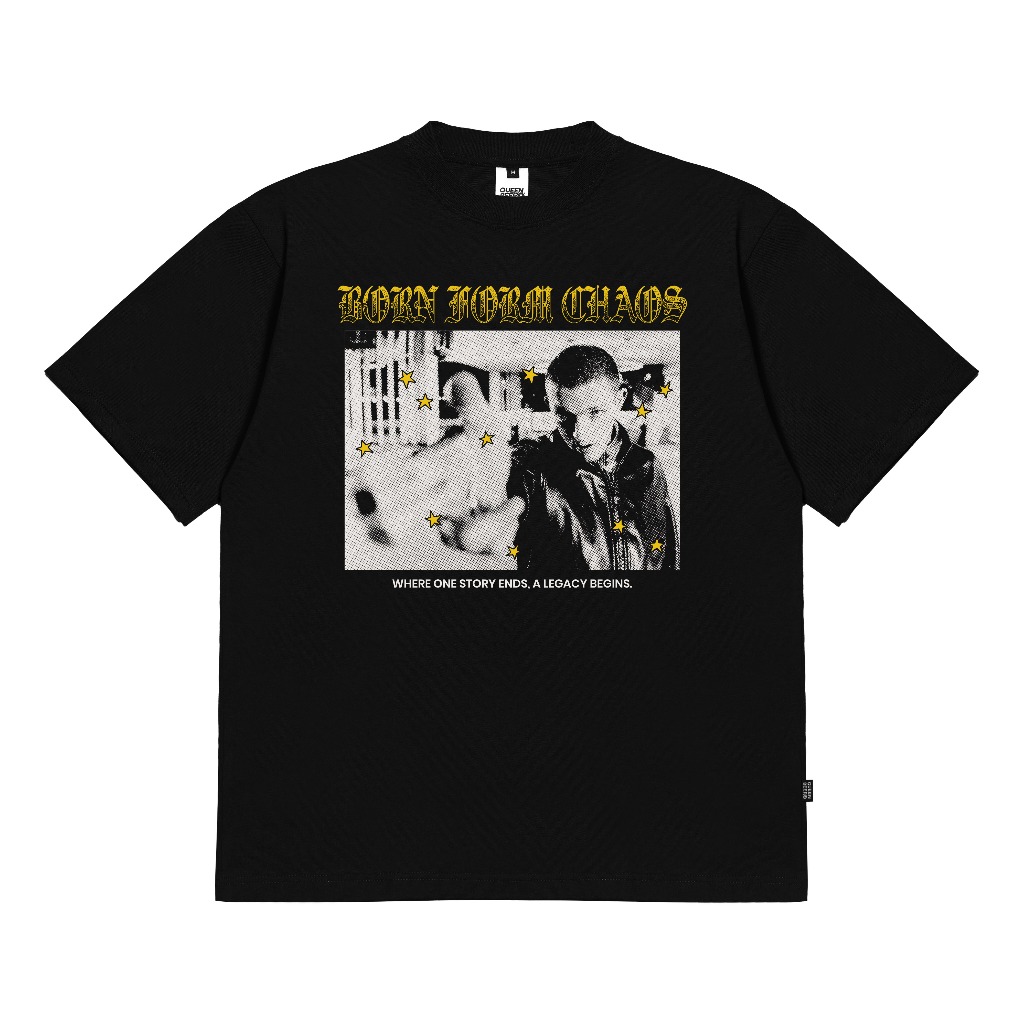 Queenbeer - T-shirt Gunner Black