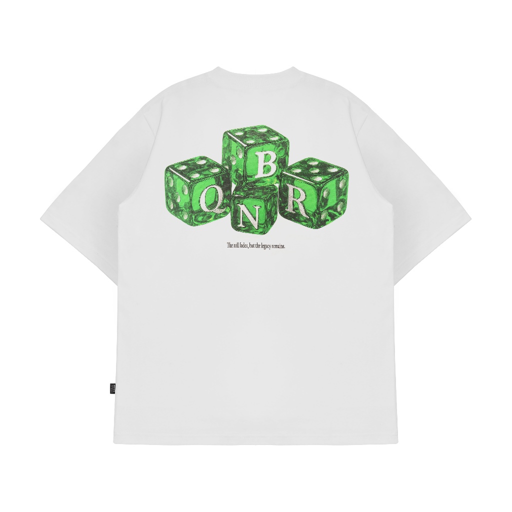 Queenbeer - T-shirt Dice White