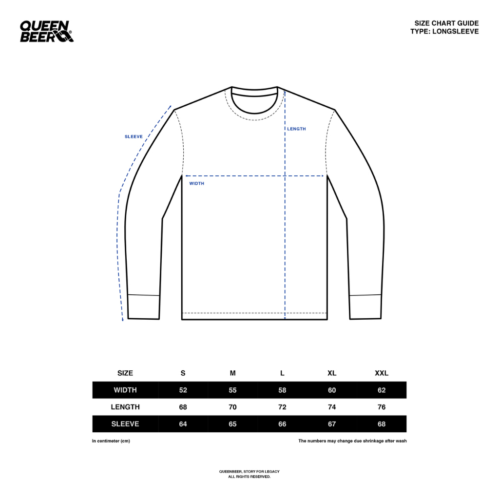 Queenbeer - T-shirt Longsleeve Patches