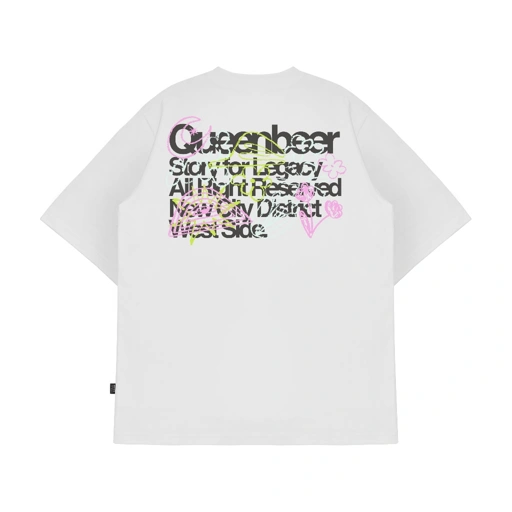 Image of Queenbeer - T-shirt Dizzy White
