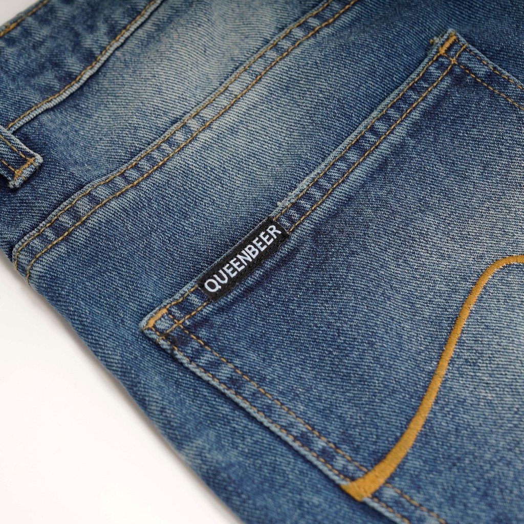 Queenbeer - Denim Pants Loose Fit Evren