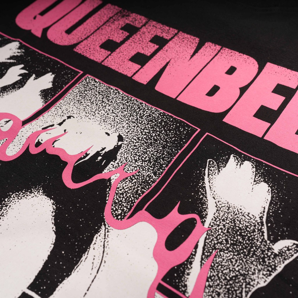 Queenbeer - T-shirt Burner Black