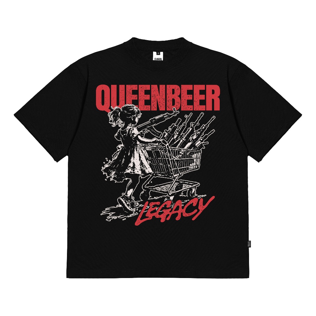 Queenbeer - T-shirt Kiddos Black