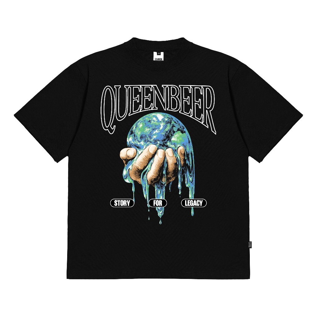 Queenbeer - T-shirt Outlaws Black