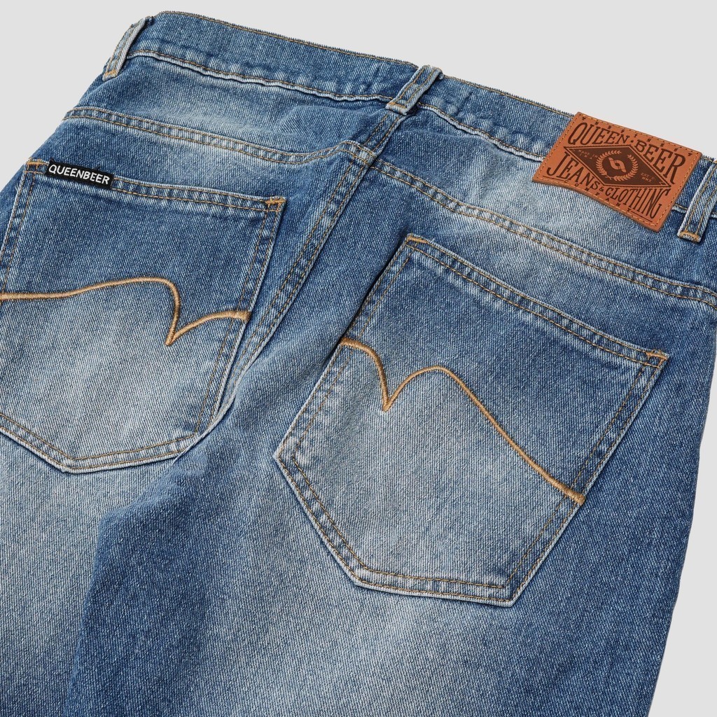 Queenbeer - Denim Pants Sakuya Blue Washed
